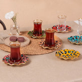 Karaca Leona 6 Person Tee Set, 12 Teilig